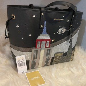 Michael Kors Nouveau Novelty large drawstring tote bag